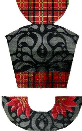 Plaid Tafetta & Black Velvet Hat