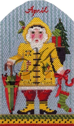 April Santa Stitch Guide– Stitch Therapy Needleworks