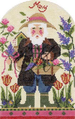 May Flowers Santa Stitch Guide