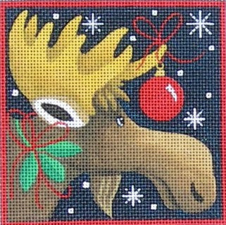 Moose with Red Ball