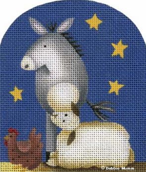 Donkey, Sheep, Hen