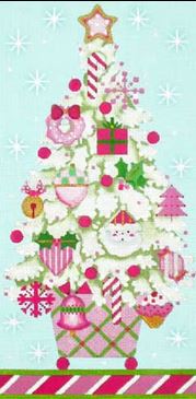 Pink Christmas Topiary