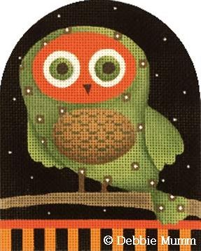 Orange & Green Owl Dome
