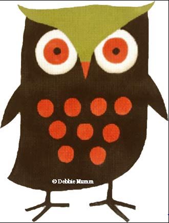 Spotted Black Owl