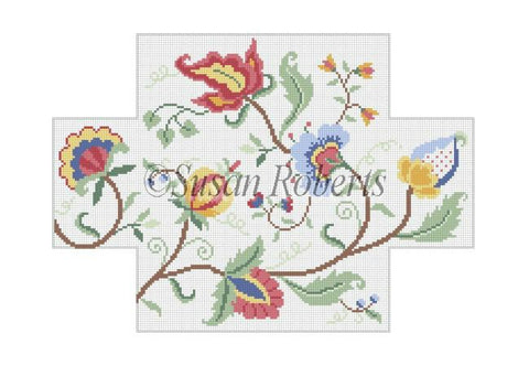 Crewel Floral Brickcover