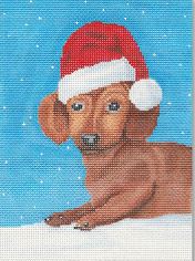 Christmas Dachshund
