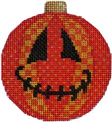 Jack O Patches Ball Ornament