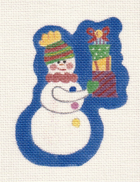 Snowman with Gifts Ornament