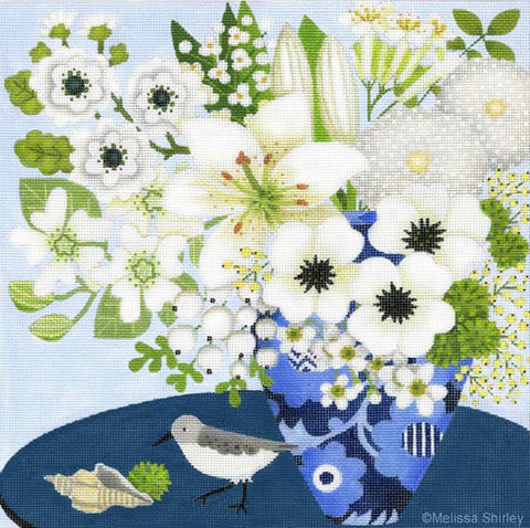 Blue Table Bouquet