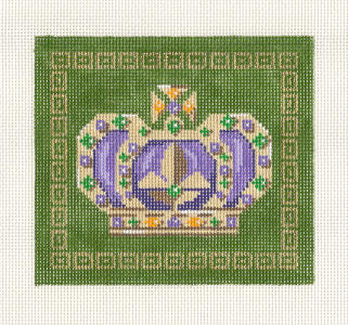 Small Mardi Gras Crown with Border