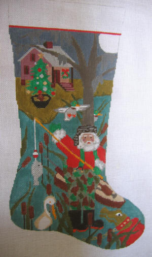 Cajun Scene Stocking