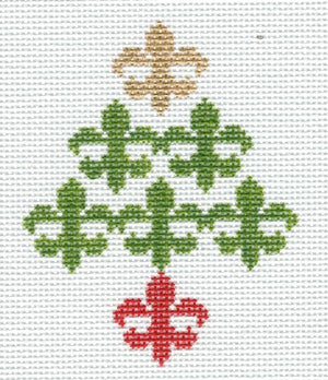 Cajun Day 7 - Seven Fleur de Lis (Mardi Gras Colors)