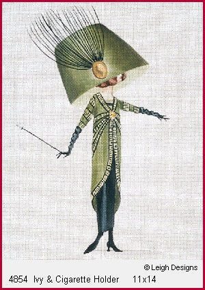 Ivy and Cigarette Holder