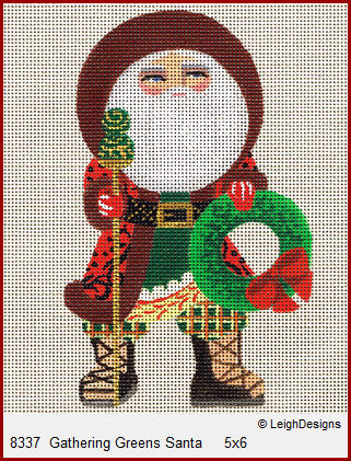 Russian Santa - Gathering Greens