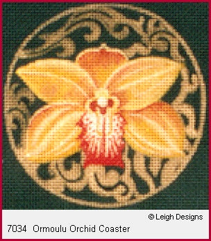 Ormoulu Orchid Coaster
