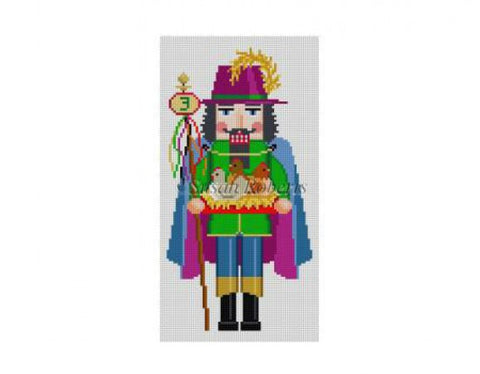 Three French Hens Nutcracker