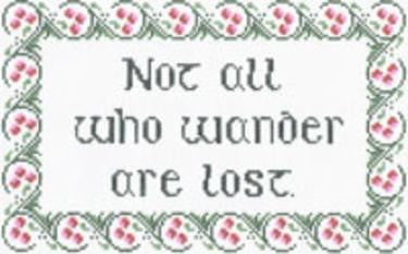 Not All Who Wander