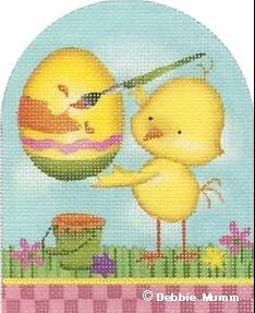 Chick Painting Egg