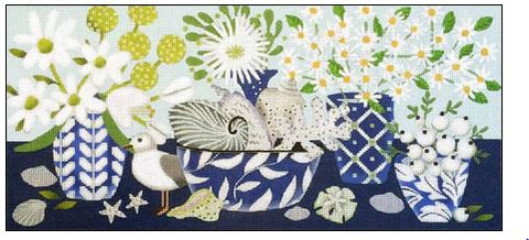 Blue and White Table