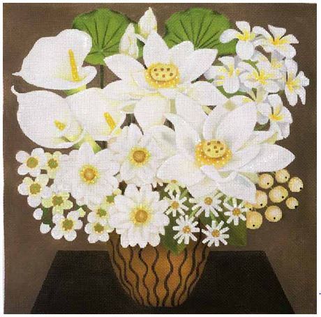 Brown and White Bouquet