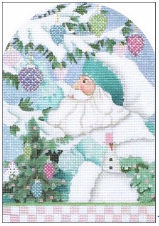 Winter White Santa Dome
