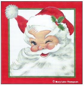 Jolly Santa Pillow