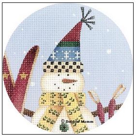 Checkered Hat Snowman