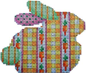 Gingham/Carrots Baby Bunny