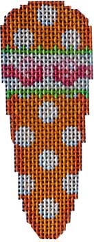 Coin Dots/Pink Bow Baby Carrot