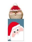 Santa Treat Bag w/Santa