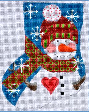 Snowman Mini Stocking