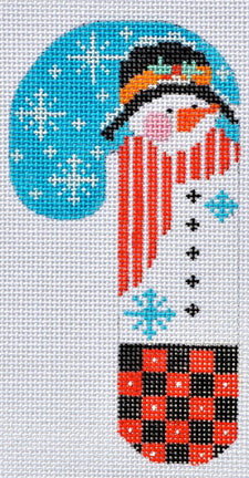 Hat Snowman Candy Cane
