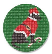Black Lab Santa