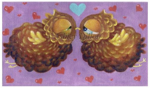 Kissing Owls