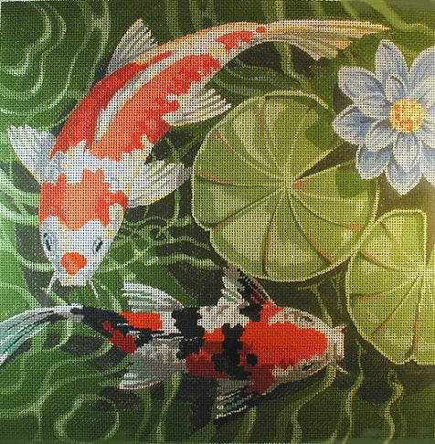 Koi (left)
