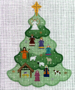 Nativity Christmas Tree