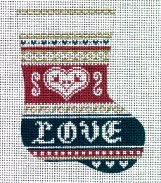 Love - Banded Mini Sock