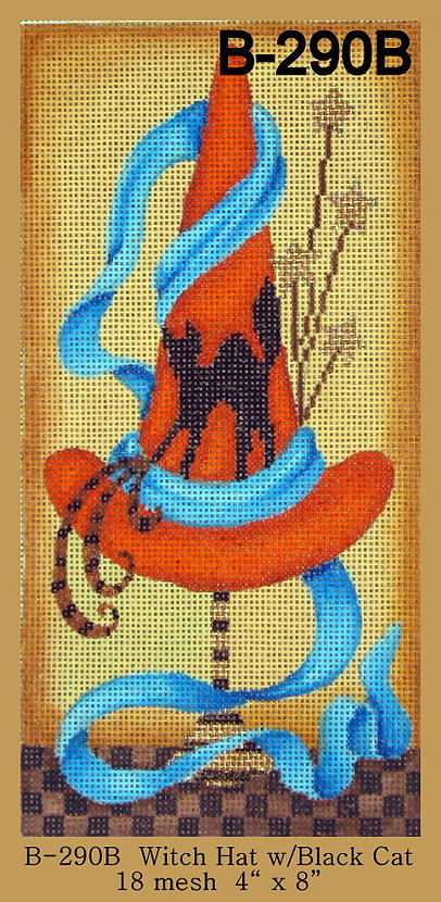 Witch Hat With Black Cat