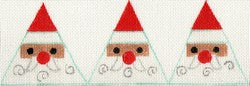 Triangular Santa Face