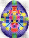 Purple Jeweled Mini Egg