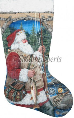 Santa Fly Fishing Stocking - 18ct