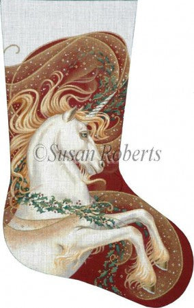Christmas Unicorn Stocking
