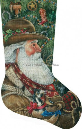 Western Santa Stocking