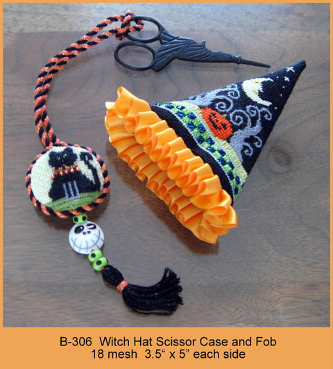 Witch Hat Scissor Case and Fob