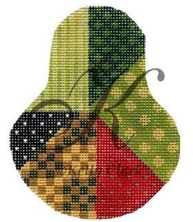 Crazy Quilt Sampler Pear