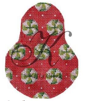 Wintergreens on Red Anjou Stitch Guide