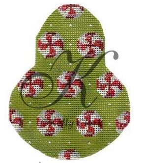 Peppermint Candies on Anjou Pear Stitch Guide