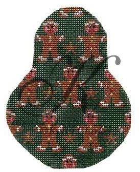 Gingerbread Men and Stars Pear