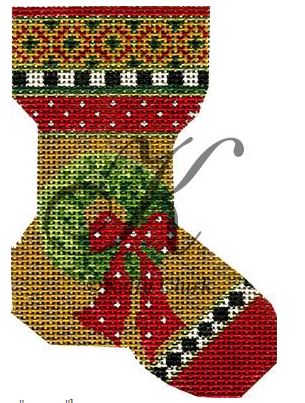Wreath Mini Sock