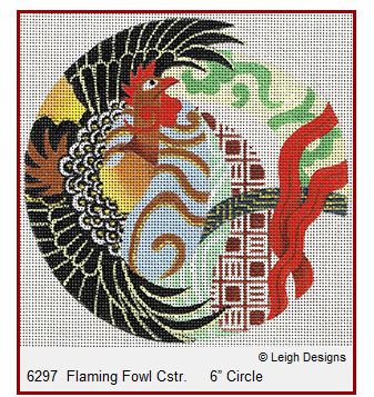 Flaming Fowl Coaster